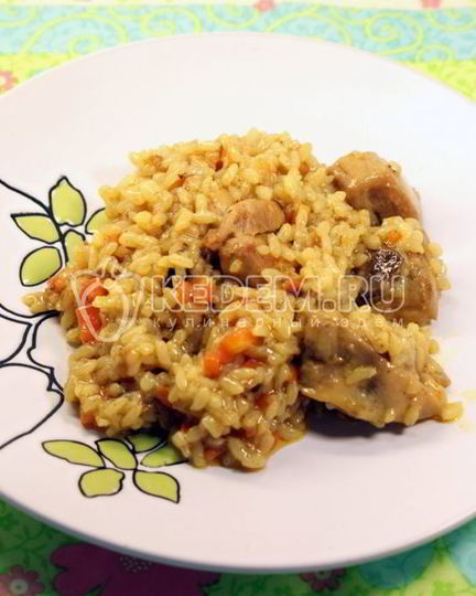 Рецепт каши рисовой с мясом