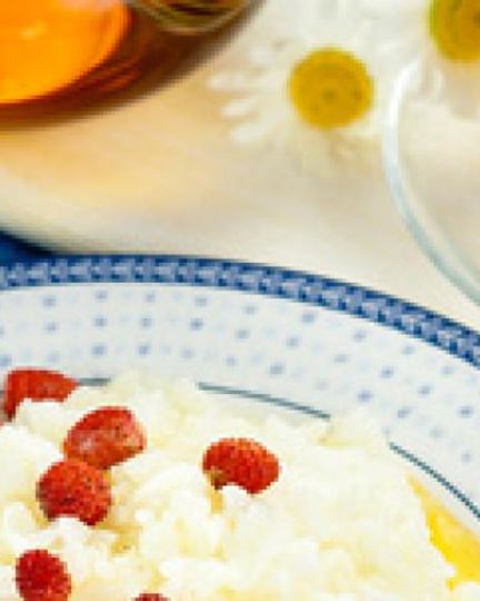 Рецепт каши рисовой с земляникой