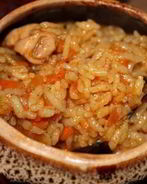 Каша с мясом в автоклаве