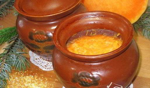 кукурузная каша с тыквой