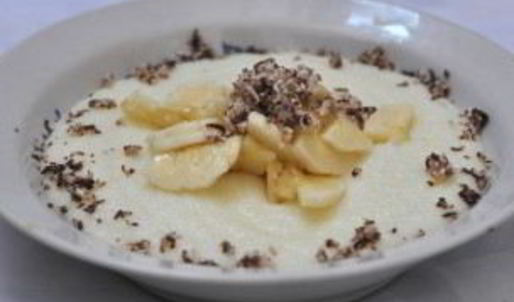 манная каша с бананом
