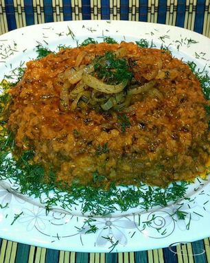 Машкичири — узбекская каша с фаршем и овощами