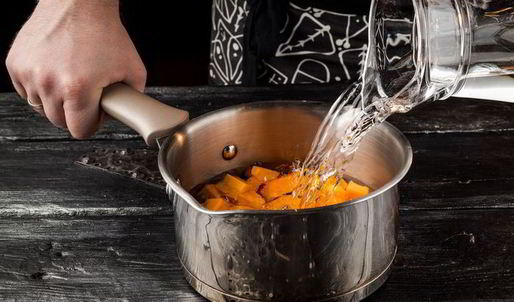 молочная каша ароматная тыква