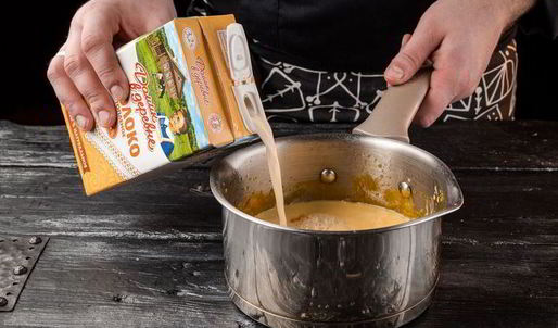 молочная каша ароматная тыква