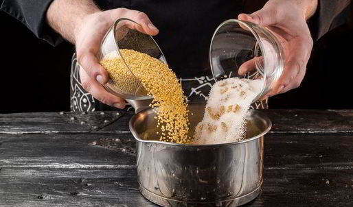 молочная каша ароматная тыква