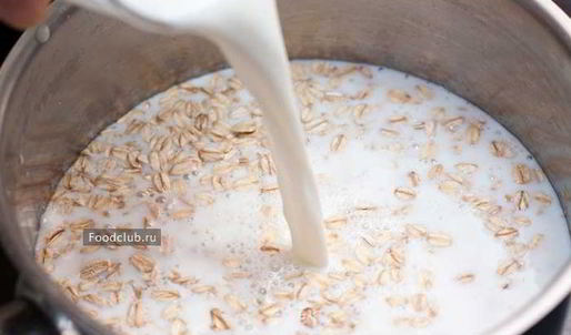 овсяная каша на молоке