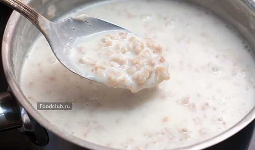 овсяная каша на молоке