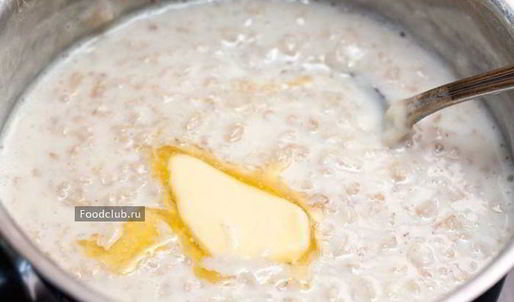 овсяная каша на молоке