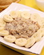 Овсяная каша с бананом