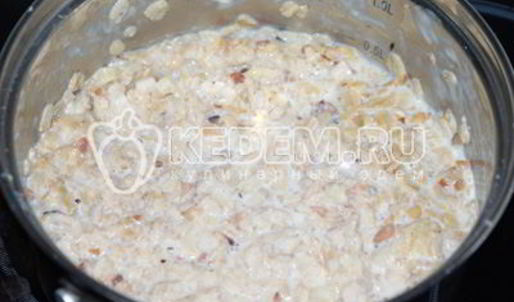 овсяная каша с бананом