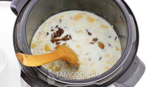 овсяная каша с тыквой