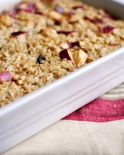 Рецепт овсянки с яблоками