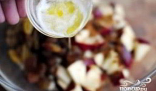 овсянка с яблоками