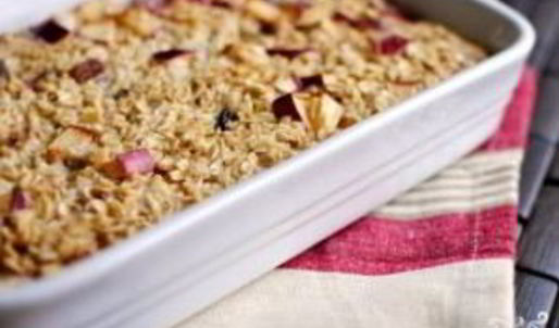 овсянка с яблоками