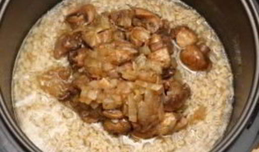 перловка с грибами в мультиварке