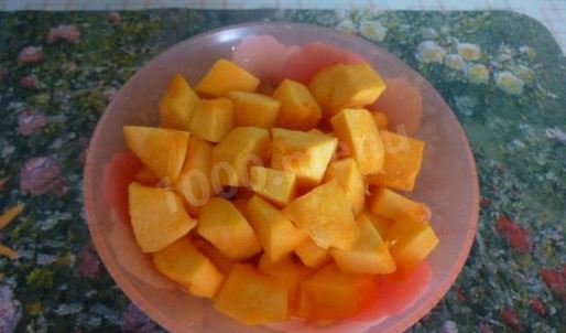 постная каша с тыквой