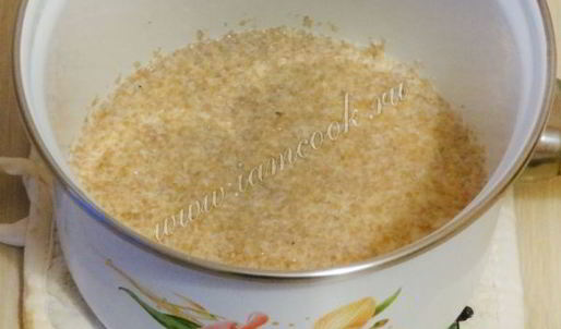 пшеничная каша на молоке