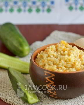 Пшеничная каша с морковью и луком