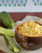 Пшеничная каша с морковью и луком