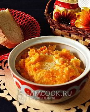 Пшенная каша с тыквой в духовке
