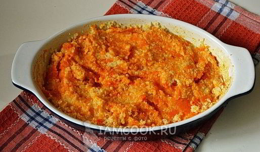 пшенная каша с тыквой в духовке