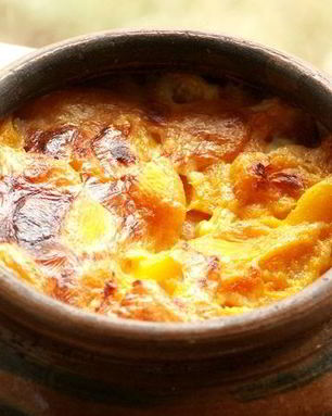 Пшенная каша с тыквой в горшочке