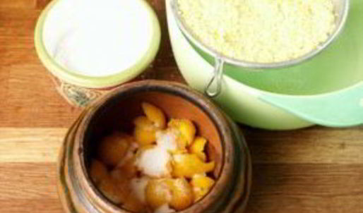 пшенная каша с тыквой в горшочке