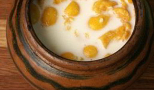 пшенная каша с тыквой в горшочке