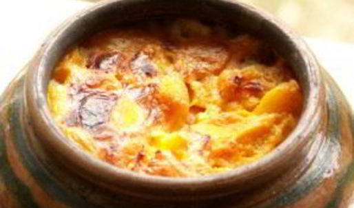 пшенная каша с тыквой в горшочке