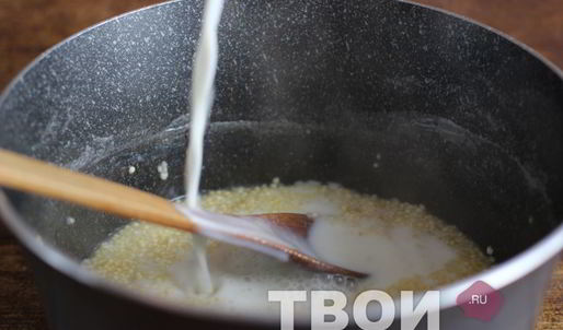 пшенная каша с тыквой