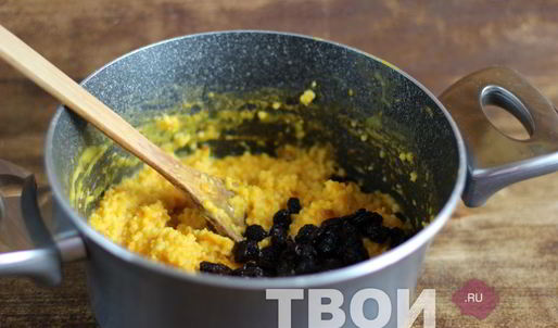 пшенная каша с тыквой