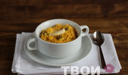 пшенная каша с тыквой