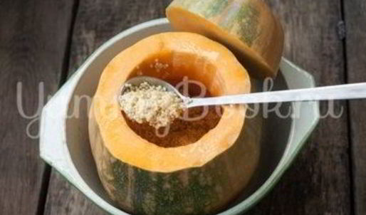 пшенная каша в тыкве