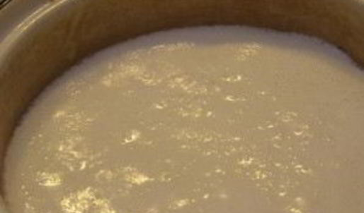 рисовая каша-размазня на молоке