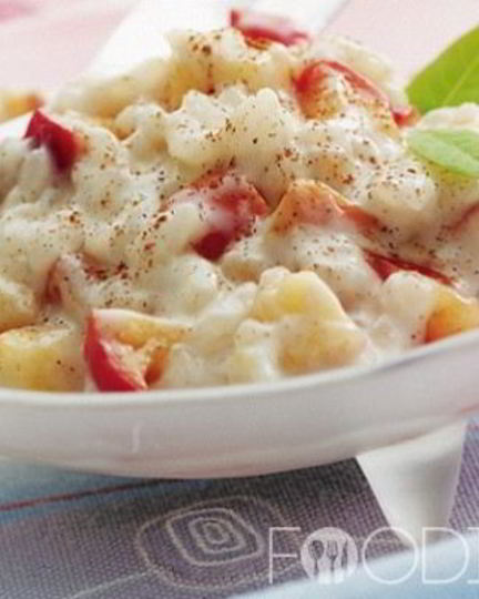 Рецепт рисовой каши с яблоками