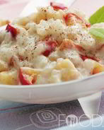 Рисовая каша с яблоками