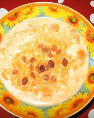 Тыквенная каша на молоке