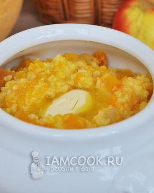 Тыквенная каша с пшеном