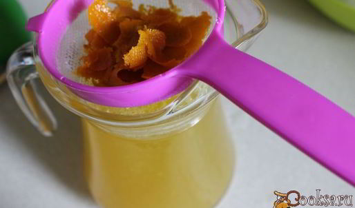 апельсиновый напиток с зеленым чаем