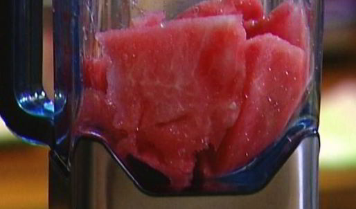 арбузный коктейль с лаймом и имбирем