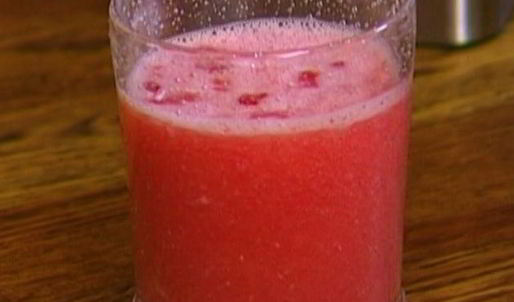 арбузный коктейль с лаймом и имбирем