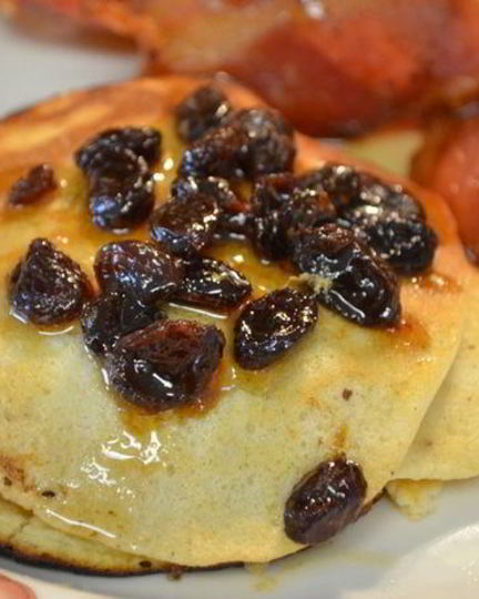 Рецепт блинчики с сиропом из изюма
