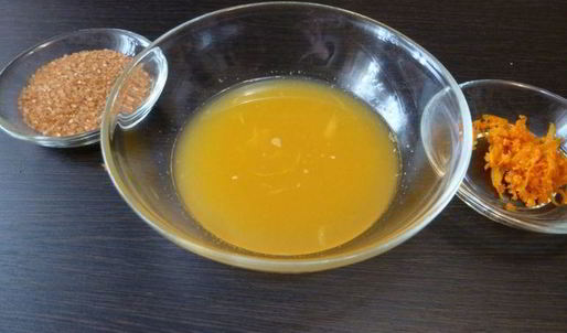 блинчики с сиропом из цитрусовых