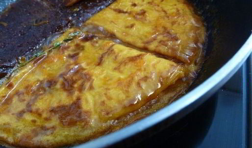 блинчики с сиропом из цитрусовых