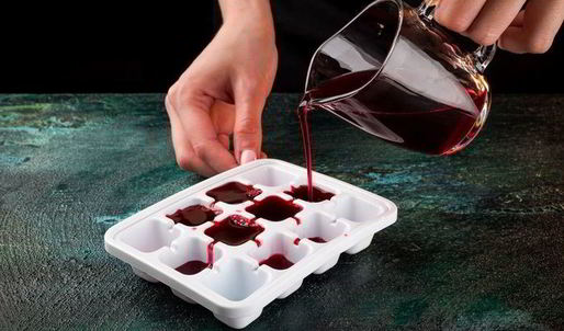 ароматный чай с ягодным льдом