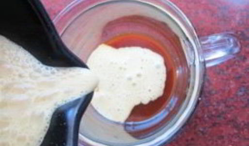 чай латте с куркумой