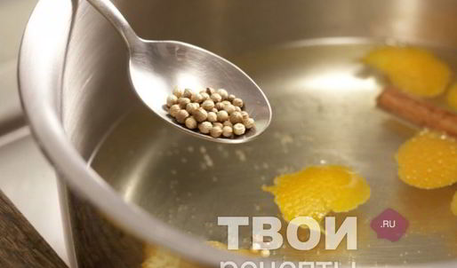 чай с апельсином и корицей