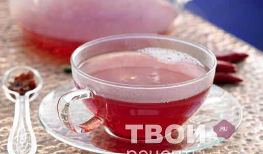 чай с шиповником