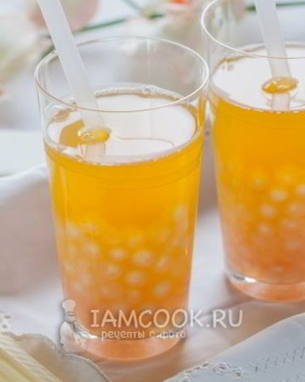 Рецепт чая с тапиокой