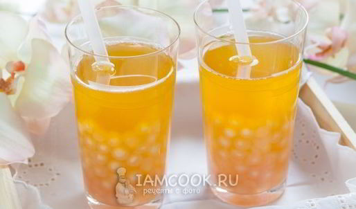 чай с тапиокой